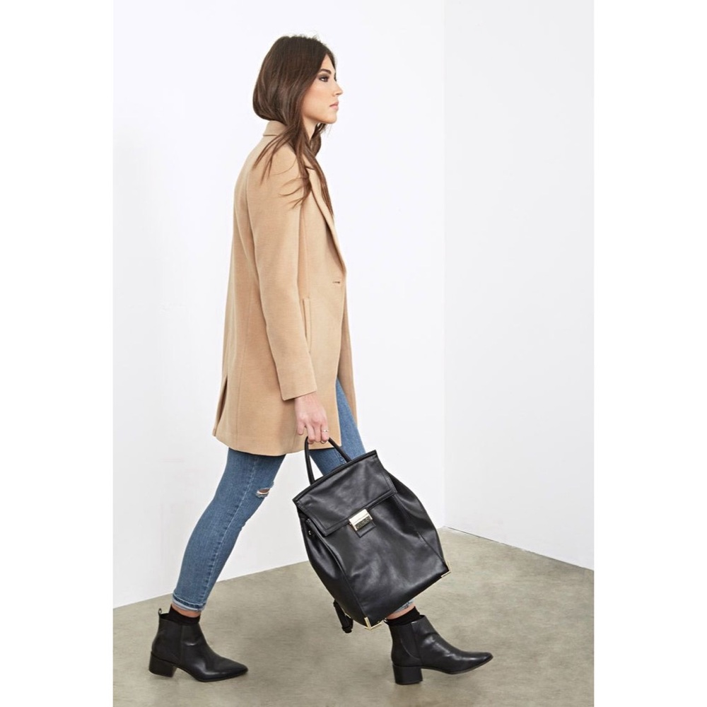 Peak Lapel Overcoat